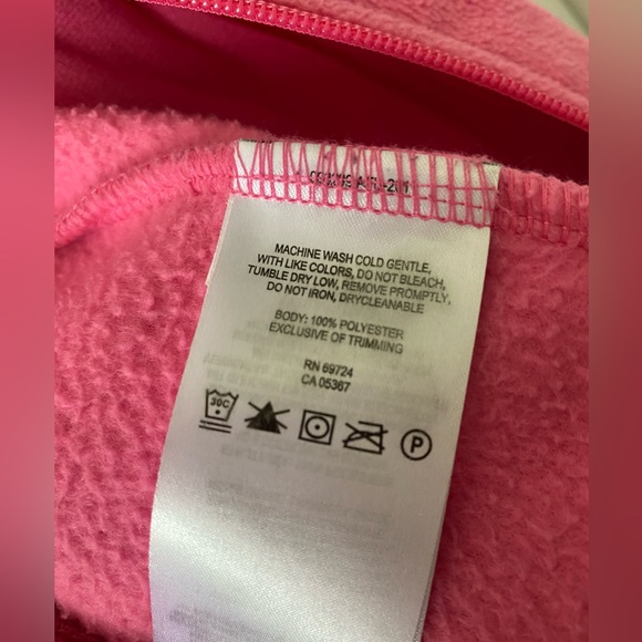 Columbia zip up pink fleece. Size large 14/16. - Picture 5 of 12